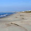 What is the least populated beach in nc?